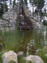 A popular tourist destination on the mountain Borja, near the hotel HajduÃÂke vode near TesliÃâ¡. Artificial waterfall and lake